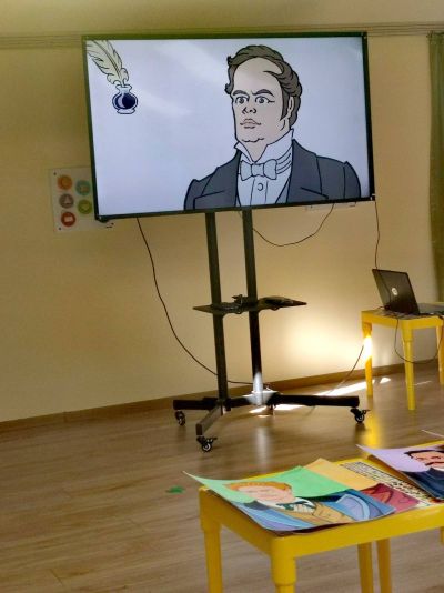 Честит Ден на народните будители! Наш специален гост беше актьорът, писател и родолюбец Искрен Красимиров – създател на проекта „Незабравимата България“. - ДГ Детелина - Огняново