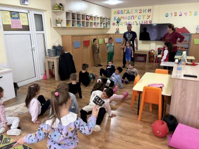 Седмицата на бащата в група „Звездички“ с гост г-н Димитър Касов - ДГ Детелина - Огняново
