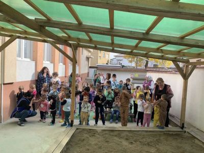 Днес в ДГ "Детелина" бе проведено практическо проиграване на плана за евакуация при пожар. ???????????? - ДГ Детелина - Огняново